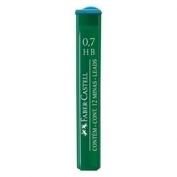 Faber-Castell Polymer Lead Refills, 0.7mm HB, 12 Tubes-Pack