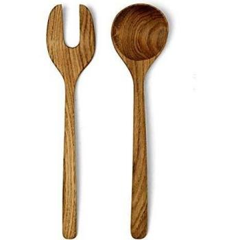 Rosendahl Cutlery Sets Oak - Juego de cubiertos para ensalada