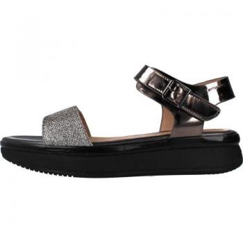 Sandalias de Mujer Stonefly Modelo Lara 8 Glit N/mirror, color bronce, características: diseño elegante, material sintético, plantilla acolchada para mayor comodidad, suela antideslizante y cierre ajustable