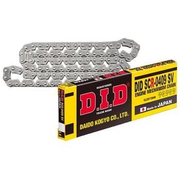Cadena de distribución DID SCR0409SV-124, tipo: cadena de distribución, características: fabricada por DID, modelo SCR0409SV-124, alta resistencia y durabilidad, diseñada para motocicletas