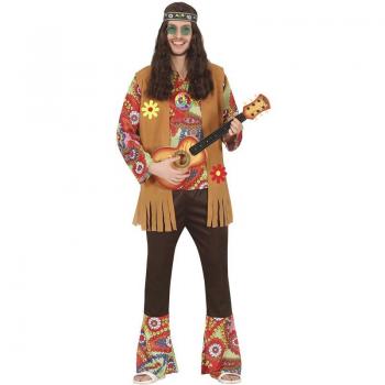Guirca Disfraz de Hippy Paz y Amor para hombre