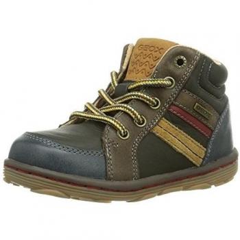 Geox B Lab Boy M, Calzado de Primeros Pasos Bebé-Niños, Dark Green/Navyc 3024, 22