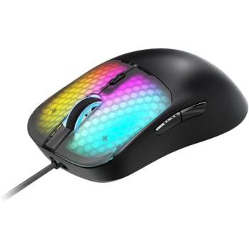 Ratón Gaming Óptico Mars Gaming MMVIPER 12800 DPI, Ergonómico para Mano Derecha, 6 Botones Programables, Conexión USB Cableada, Color Negro