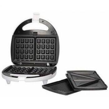 Sandwichera Doble GSC Evolution Pipu 750W con 3 Placas (Clásica, Grill y Gofre) - Indicador Luminoso LED