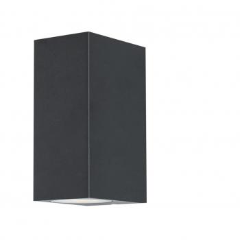 Aplique de Exterior CRISTAL RECORD Confo Evo 2xGU10 IP44 Negro - Iluminación Elegante y Versátil