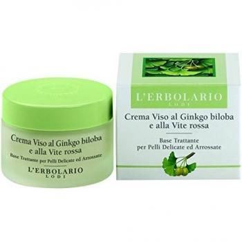Facial Cream with Ginkgo Biloba and Red Grape by L'Erbolario