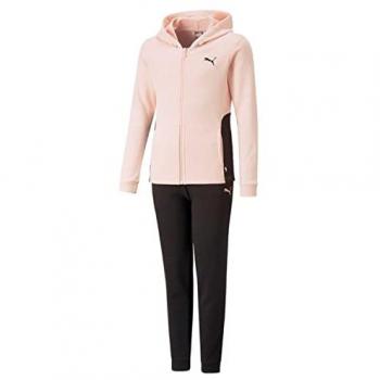 PUMA Sudadera con Capucha TR Cl G Chándal, Unisex Adulto, Black-Rose Dust, 164