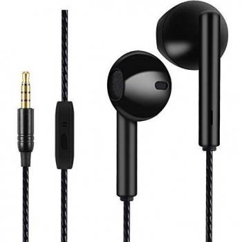 Auriculares, Auriculares in ear, Resistente al Sudor, Aislamiento del Ruido, Sonido Bajos Potentes para Samsung,Xiaomi,Huawei etc