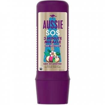 AUSSIE SOS 3 Minute Miracle Save My Lengths! 225 ml Tratamiento Intensivo para Cabello Rubio