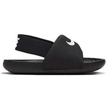 Nike Kawa Kids Black Slide Sandals