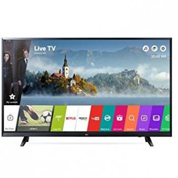 LG 43UJ620V Televisor LED 43 Pulgadas, UHD 4K IPS, Smart TV con HDR10/HDR-HLG, DVB-T2 UHD, Audio 20W, Wifi Integrado y Conexiones HDMI y USB