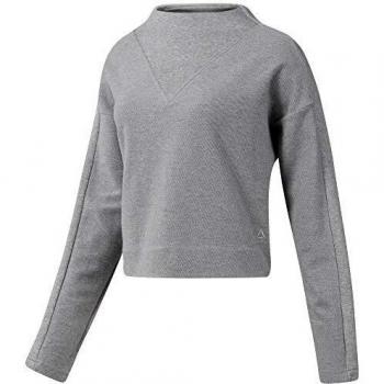 Reebok Te Twill Cowl Neck Sudadera, Mujer, brgrin, S