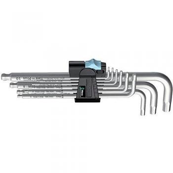 Wera Stainless Hex-Plus 9 Piece Key Set Ball End
