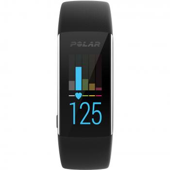 Polar A370 Reloj de fitness con GPS conectado y Frecuencia cardíaca en la muñeca. Actividad 24/7 - Negro, M/L