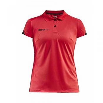 Craft Pro Control Impact Women's Polo Shirt - Red, Polyester, Small