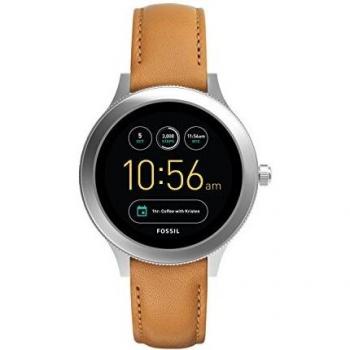 Fossil Smartwatch Pantalla táctil para Mujer de Connected con Correa en Cuero FTW6007