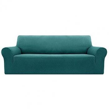 Deconovo Funda de Sofá Decorativas para Salón 4 Plazas Turquesa
