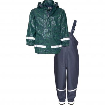 Playshoes - Chaqueta con capucha para niño, Azul, 10 años