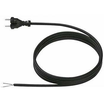 Cable de Alimentación Gummi H07RN-F 2x1,5mm² Negro 3 Metros Bachmann