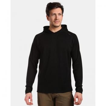 Kilpi Moseo Men's Black Merino Wool Sweater with Free Shipping