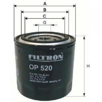 Filtron OP580/1 Bloque de Motor