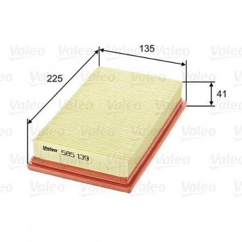 Filtro de aire VALEO 585139 - Tipo: Filtro de aire, Marca: VALEO, Número de referencia: 585139
