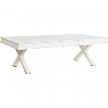Mesa de Centro DKD Home Decor 140 x 70 x 42 cm Metal Madera de mango