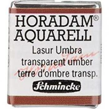 Schmincke : Horadam Watercolour Paint : Half Pan : Transparent Umber