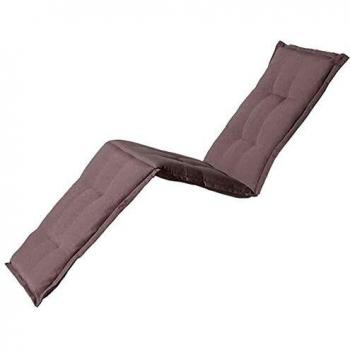 Madison B222 Coussin Lit de Jardin Motif Panama Coton/poliéster Taupe 65 x 200 cm