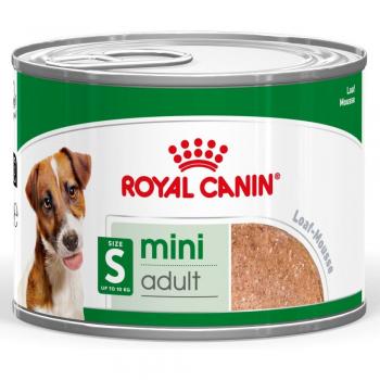Royal Canin Mini Adult Mousse - Pack económico 48 x 195 g