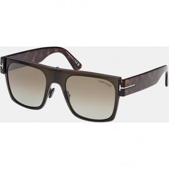 Tom Ford Edwin Sunglasses Mastice/Brown, Unisex, Brown, Size: 54 MM