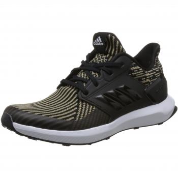 Adidas RapidaRun Knit J, Zapatillas de Deporte Unisex niño, Negro