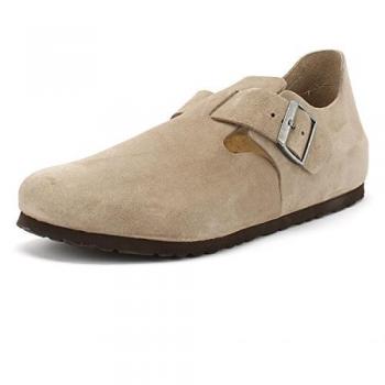 Birkenstock London Beige Suede Comfort Shoes for Men EU 40