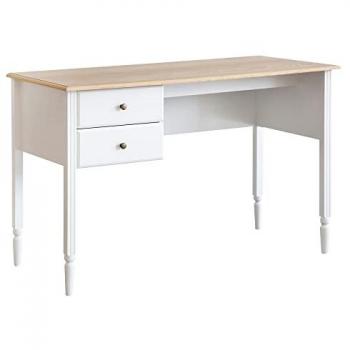 Escritorio Solen Blanco 2 Cajones 120x55x77 MDF-Pino-Contrachapado