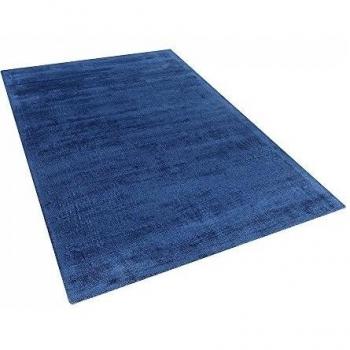 Alfombra de Viscosa - 80x150 cm - azúl oscuro - GESI
