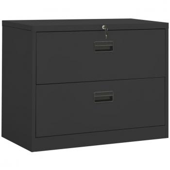 Clasificador de gabinete antracita 90x46x72,5 cm en acero