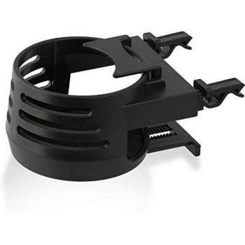 Wicked Chili posavaso para Coche - Soporte Vaso Coche Porta Vasos, latas, Taza de café y Bebidas con diámetro de 5,3-7cm - con Clips para Las Rejillas de ventilación Negro