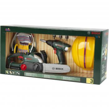 Set de Herramientas Bosch para Niños - Juego de Construcción con Funciones Electrónicas Realistas, Casco y Guantes - A partir de 3 Años