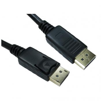 Cables Direct 1m Locking DisplayPort v1.2 Cable