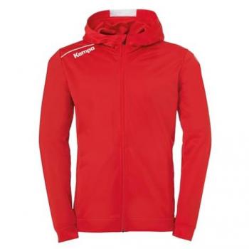 Kempa Sudadera Con Cremallera Player - Chaqueta con capucha, diseño moderno, material transpirable, cierre de cremallera completa, bolsillos laterales con cremallera, ajuste regular