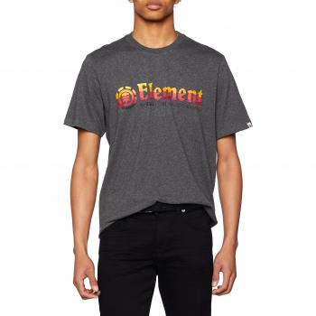Element Horizontal Fill SS Camiseta, Hombre, Gris