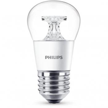 Philips 8718696505762 - Bombilla esférica LED translúcida, luz blanca cálida, 5,5 W, equivalente a 40 W, casquillo E27, no regulable