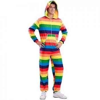 EUROCARNAVALES Disfraz de Arcoiris Orgullo Gay para Adulto M/L