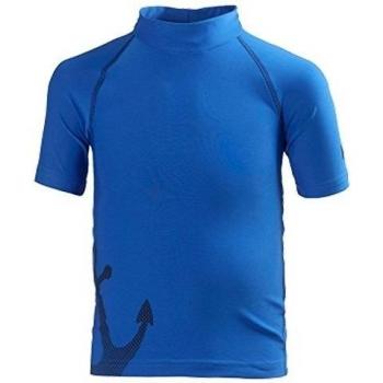 Helly Hansen K Summerfun UV Top - Camiseta para hombre, color azul, talla 4