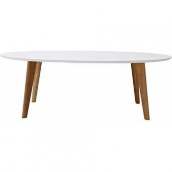 Mesa de centro diseño blanco L120 cm EKKA