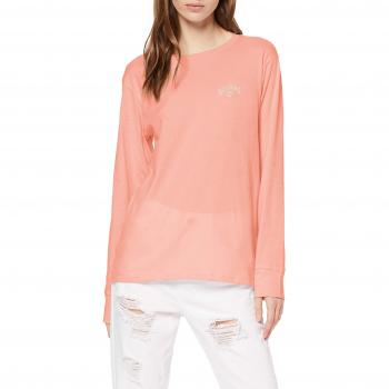 BILLABONG Faithful tee Camiseta de Manga Larga, Rosa