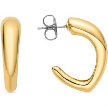 Pendientes Luxenter Karab Africa con baño de oro