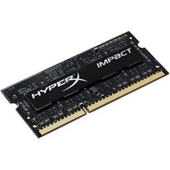 Kingston HyperX Impact Black - Memoria RAM DDR3L de 4GB - SO DIMM de 204 espigas - 1866 MHz / PC3L-14900 - CL11 - 1.35 / 1.5 V - Sin memoria intermedia - No ECC