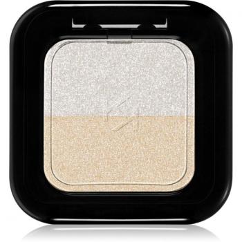 Duo de Sombras de Ojos NEW BRIGHT - Tono 01 (Blanco Metálico / Oro Verdadero) 1,8 g