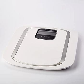 Mx Onda MX-PB2442 - Báscula de baño electrónica para adultos, con medición del porcentaje de grasa corporal, agua, masa muscular y masa ósea
